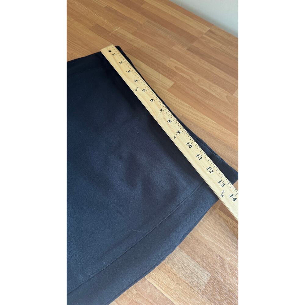 TAG Jeans Black Stretch Pencil Skirt with Silver Accent Zippers - Size 25 - Picture 12 of 15